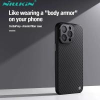 ราคา iPhone 15 Pro Max เคส Nillkin เคสคาร์บอนไฟเบอร์ PP ปิดด้านหลัง สําหรับ iPhone 15 Pro (23960621963)