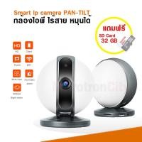 ราคา กล้องไอพีไร้สายหมุนได้ 180องศา แถมเมมโมรี่ ฟรี Smallest Pan/Tilt IP Cam 720P HD WiFi (13290695652)