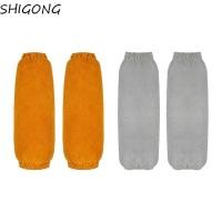 ราคา ปลอกเชื่อม ชิกง, ปลอกหุ้มแขนเชื่อมหนังทนความร้อนทนไฟ, ปลอกแขนหนังวัวป้องกันการลวกในครัวเรือนแบบพกพาที่ทนทานป้องกันประกายไฟ (52450085142)