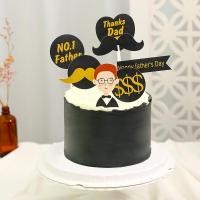 ราคา •พร้อมส่ง• ป้ายปักเค้กสำหรับคุณพ่อ happy birthday to daddy ป้ายเค้กวันเกิด ป้ายตกแต่งเค้กวันเกิด ป้ายปักเค้ก (12101238856)