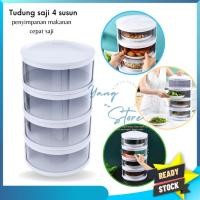 ราคา YGS- เครื่องดูดควันเสิร์ฟ 4 ชั้น - ที่วางเก็บอาหารพร้อมรับประทาน ชั้นวางอาหาร (29737632744)