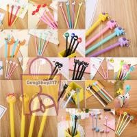 ราคา ชุดปากกาลูกลื่นหัวการ์ตูนน่ารัก ขนาด0.38/0.5/0.7หมึกสีน้ำเงิน✔️พร้อมส่งปากกา คละลาย gs99 (16483584757)