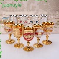 ราคา JUONUYIE ถ้วยไวน์ขนาดเล็ก, แก้วไวน์สไตล์ยุโรปย้อนยุค, คุณภาพสูงแก้วแชมเปญค็อกเทลโลหะ Drinkware Goblet ครัวบาร์ตกแต่งบ้าน (29239444038)
