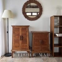 ราคา ตู้ไม้สักเก่า แบบโบราณ (Cabinet looker old teak wood) (6755277102)