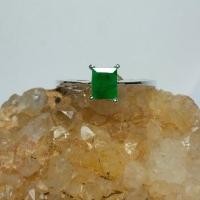 ราคา T84แหวนเงินแท้พลอยหยกพม่าแท้พร้อมส่ง (43619594559)