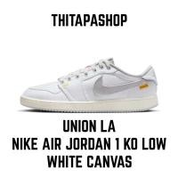 ราคา UNION LA X NIKE AIR JORDAN 1 KO LOW WHITE CANVAS (22821889448)
