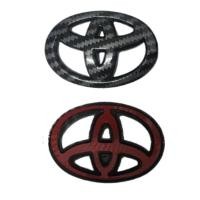 ราคา พวงมาลัยสัญลักษณ์โลโก้ Toyota Depan Belakang การออกแบบคาร์บอนสําหรับโมเดลรถ TOYOTA (44800327838)