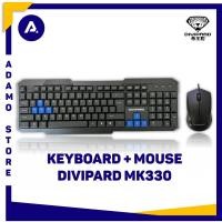 ราคา Divipard MK330 USB Office Keyboard Mouse Combo (26785534656)