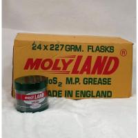ราคา จารบี เพลาขับ MOLY LAND กระปุกสีเขียว มี2แบบ ขนาดเล็ก 227กรัม ขนาดใหญ่ 454กรัม ยี่ห้อ MOLY LAND แท้ (24260960301)