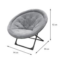 ราคา เก้าอี้นั่งทรงกลม พักผ่อน นุ่ม พับได้ น้ำหนักเบา (25430291670)