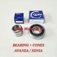 ราคา [2PCS] BEARING + TOYOTA AVANZA / FENIA REAR WHEEL LAHAR CONE - NACHI 32BCV07 (28878649265)