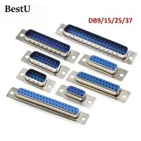 ราคา 5pcs D-SUB 9 15 25 37 Pin RS232 ชายหญิง Solder ประเภทเชื่อม Connector DIP ตรง Mount Serial Port อะแดปเตอร์ 2 แถว DB9 DB15 DB25 DB37 (26408069478)