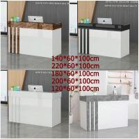 ราคา เคาน์เตอร์ เคาน์เตอร์บาร์ เคาน์เตอร์ไม้ เคาน์เตอร์ขายของ เคาน์เตอร์อเนกประสงค์ เคาน์เตอร์สีขาว 180/200/220cm (23540646633)
