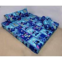 ราคา ชุดผ้าปูที่นอนลายสติช4ชิ้น3.5ฟุต (26781943275)