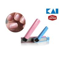 ราคา พร้อมส่ง size M !! กรรไกรตัดเล็บญี่ปุ่นแท้% ยี่ห้อ Kai คมกริบ มี่ที่เก็บเศษเล็บมีตะไบในตัว (2804636711)