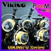 ราคา รอกตกปลา รอกสปินนิ่ง VIKING V SERIES BLACK GOLD ( แถมฟรี จาระบี VIKING REEL LUBE) (14702931376)