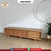 ราคา ตู้ไม้สักแท้ 100% 2บานสไลด์ 3ลิ้นชัก (เลือกขนาดและสีไม้ได้) (41873790042)