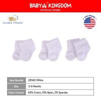 ราคา Luvable Friends 3 คู่ถุงเท้าเทอร์รี่เด็ก (0-6 ม.) (26812237394)