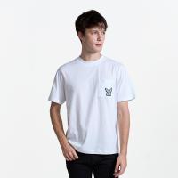 ราคา PLAYBOY เสื้อยืดคอกลมแขนสั้น พิมพ์โลโก้ด้านหน้าPLAYBOYด้านหลัง P1MT255TB044WH (41214489096)
