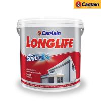 ราคา สีน้ำภายนอกด้าน กัปตัน ลองไลฟ์ คูลแม็กซ์ Captain Longlife Coolmax ขนาด 1 แกลอน หรือ 3.785 ลิตร (7884449431)