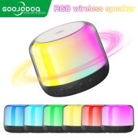 ราคา Goojodoq ลําโพงบลูทูธไร้สาย มีไฟ LED แบบพกพา สีสันสดใส สําหรับบ้าน (19757353214)