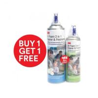 ราคา 3M Air Foam 2 in 1 สเปรย์ล้างแอร์ 2in1 (กลิ่นแมคโนเลีย)แพ็คคู่ ทำความสะอาดและดับกลิ่นในตัว ล้างง่ายภายใน 3 ขั้นตอน (40674641109)