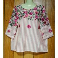 ราคา เสื้อผ้าลินินผสมผ้าฝ้าย ปักลาย อก50 (3245734964)