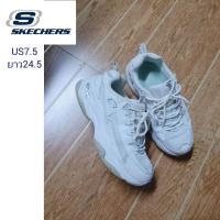 ราคา Skechers สีขาวรุ่นเสริมส้น (28316024833)