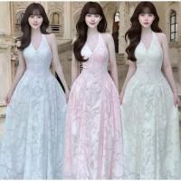 ราคา Set-01Darin Dress : ชุดแม็กซี่เดรสสุดหรู ผ้าลูกไม้อย่างดี เก็บทรงเข้ารูปเข้าทรง คล้องคอโชว์หลัง [สอบถามไซต์ก่อนสั่งนะค้ (41515018269)