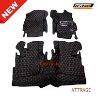 ราคา MatPro พรมปูพื้นเข้ารูป 5D 6D Premium Fitted Leather Car Mats สำหรับรถรุ่น Mitsubishi Attrage จำนวน 3 ชิ้น หนา 13 mm. (7253949197)