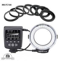 ราคา RING FLASH MEIKE MK-FC100 FOR / CANON / NIKON / OLYMPUS / PANTEX พร้อมส่งในไทย (19210437880)