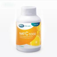ราคา [วิตามินซีเสริมภูมิคุ้มกัน]Mega We Care Nat C 1000 Dietary Supplement Product ขนาด 60 เม็ด (28424968554)
