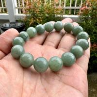 ราคา 13JA-GR สร้อยข้อมือหยกแท้ กำไลหยกแท้ หยกพม่า หยกเขียว ขนาด 13 มิล โดยประมาณ หยกพม่าธรรมชาติ หยกแท้100% (21291780467)