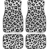ราคา เสือดาวพิมพ์พรมปูพื้นรถ 4 ชิ้นบทคัดย่อเสือดาวหิมะจุดรูปแบบน่ารักสัตว์ป่าผิวเนื้อพรมปูพื้นสําหรับรถยนต์ที่กําหนดเองด้านหน้าด้านหลังรถพรม Universal Auto อุปกรณ์เสริมสําหรับ (26292845485)