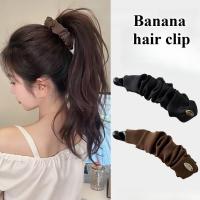 ราคา เครื่องประดับผมแบบกิ๊บติดผมลายกล้วย ทำจากผ้าซาติน มีป้ายทองฝรั่งเศส เหมาะสำหรับฤดูร้อน และมีการออกแบบพิเศษ (28538939541)