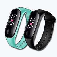 ราคา ผู้หญิงนาฬิกาผู้ชายดิจิตอล LED กันน้ำอิเล็กทรอนิกส์นาฬิกาข้อมือซิลิโคนสายกีฬานาฬิกา Hot relogio feminino (27641784617)