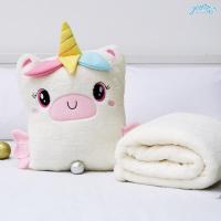 ราคา หมอนผ้าห่ม ตุ๊กตาผ้าห่ม ยูนิคอร์น unicorn พร้อมส่ง (11786239600)