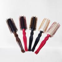 ราคา Kiara Comb Enjoy Body Shape Roll Salon Round Style Unique Handle นําเข้าผม Blow Egret (42723645981)