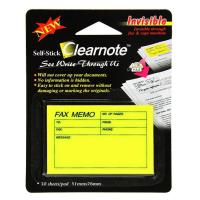 ราคา กระดาษโน๊ต CLEAR NOTE fax memo 21206 (3745670308)