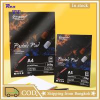 ราคา Rex TT Giorgione oil painting stick special paper 200g paper A4 A5 graffiti crayons 20/30 pieces of bulk glue fine grain (21355135704)