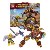 ราคา Lego Heroes Assemble Avenger กล่องใหญ่มาก Big Size จุใจ สุดคุ้ม 671+ PCS. เลโก้ฮีโร่ เลโก้ไอร่อนแมน (19885364413)