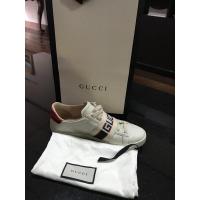 ราคา รองเท้า Gucci white new ace elastic band sneakers (7849446662)