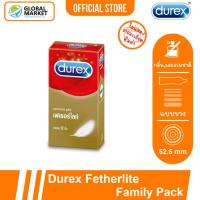 ราคา Durex Fetherlite Condom กล่องใหญ่ 12 ชิ้น ถุงยางอนามัย ดูเร็กซ์ เฟเธอร์ไลท์ ผิวเรียบ แบบบาง 52.5 มม. (19760973165)