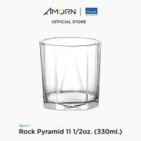 ราคา AMORN - (Ocean) B02311 Rock Pyramid 11 1/2oz. (330ml.) - แก้วน้ำ แก้วพีระมิด (17160092138)