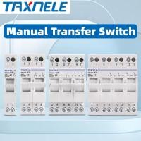 ราคา Taxnele 1P 2P 3P 4P 40A 63A MTS Dual Power Manual Transfer Switch Interlock Circuit Breaker Din Rail (23469787914)