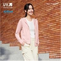 ราคา Uniqlo เสื้อคลุมกันแดด AIRism UV CUT ผู้หญิง เสื้อฮู้ดกันแดด กันยูวี (3506410860)