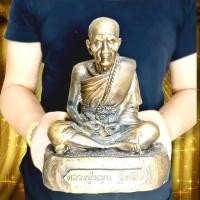 ราคา หลวงปู่หมุน วัดบ้านจาน พระอรหันต์100ปี (หน้าตัก5นิ้ว สูง18ซม.)เนื้อทองเหลืองผสมชนวน ผู้ทรงอภิญญาและอายุยืน (13893311759)