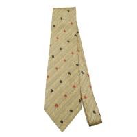 ราคา เนคไท Givenchy Silk Beige Floral Stripe France เนคไทแบรนด์เนม ของแท้ (29426536881)