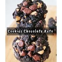 ราคา 4 แถม 1 [Keto Soft Chocolate Chip Almond Cookies คุกกี้ช็อกโกแลตชิพคีโต] (21514195699)