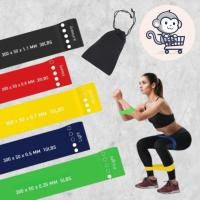 ราคา ร้านของคนไทย ของแท้ ยางยืดวงแหวน ออกกำลังกาย โยคะ 5 ระดับ สายแรงต้าน Exercise Loop Band, Yoga loop, Resistance (26575291027)